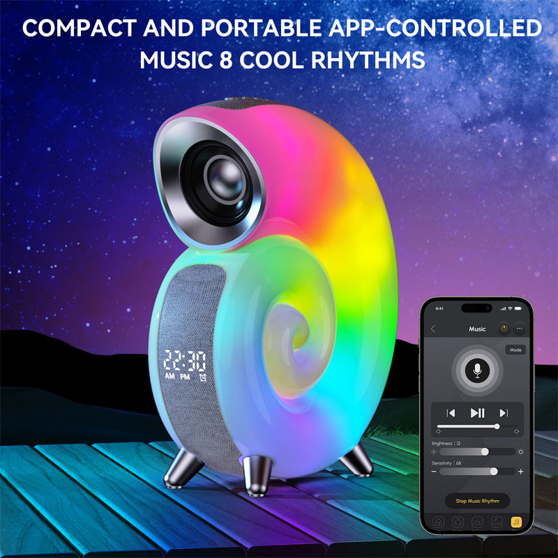 Smart RGB Conch Atmosphere Light Bluetooth Speaker