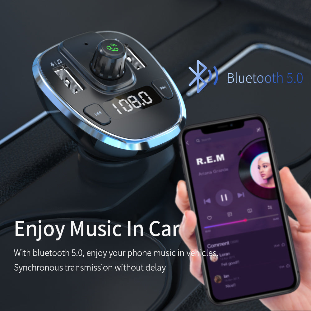 Multifunctional Dual USB Bluetooth Car Charger