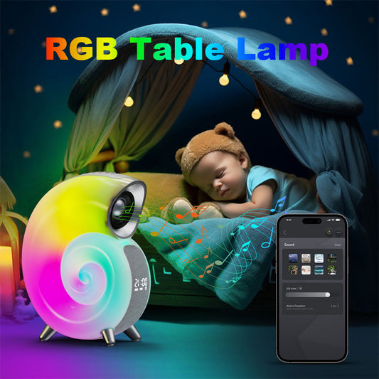 Smart RGB Conch Atmosphere Light Bluetooth Speaker