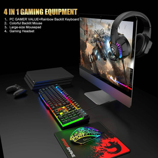 RGB Luminous Keyboard And Mouse Set